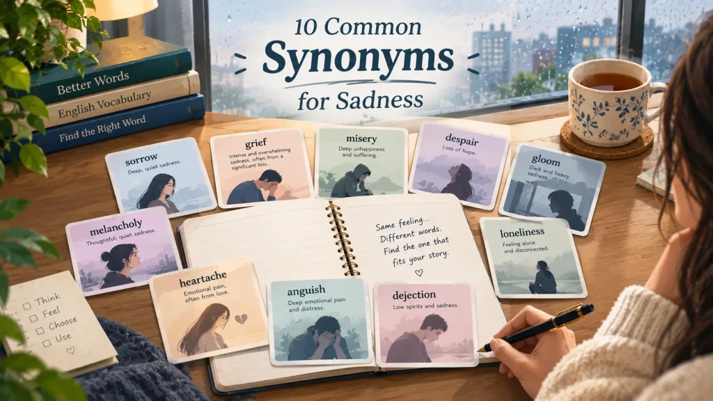 10 Synonyms for Sadness