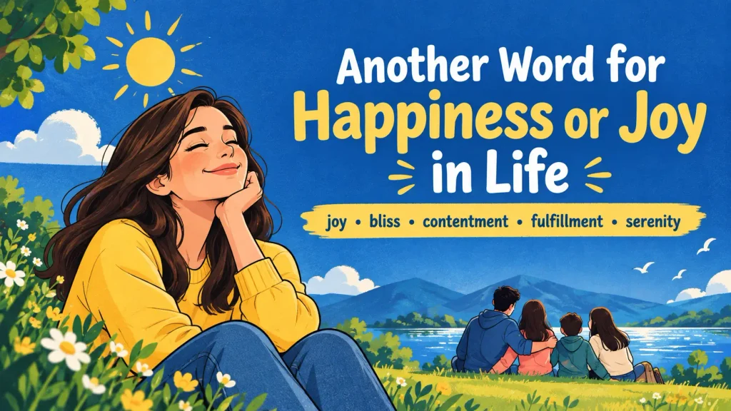 another word for happiness or joy in life