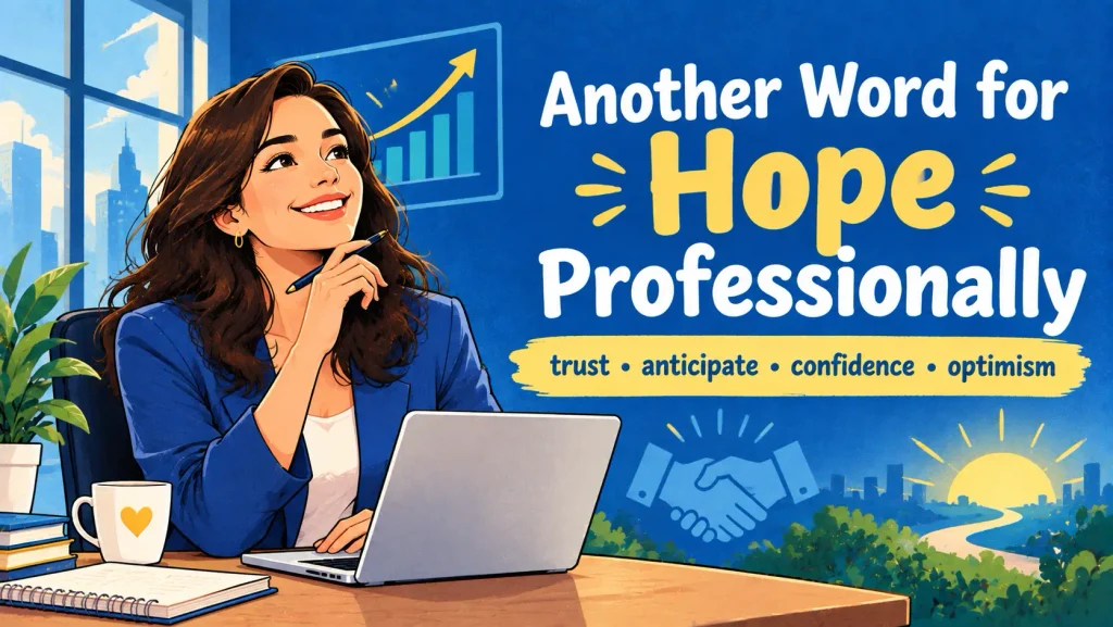 another word for hope professionally