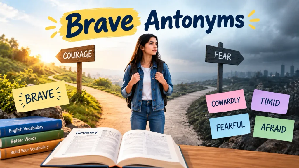 Antonyms and Synonyms for Brave