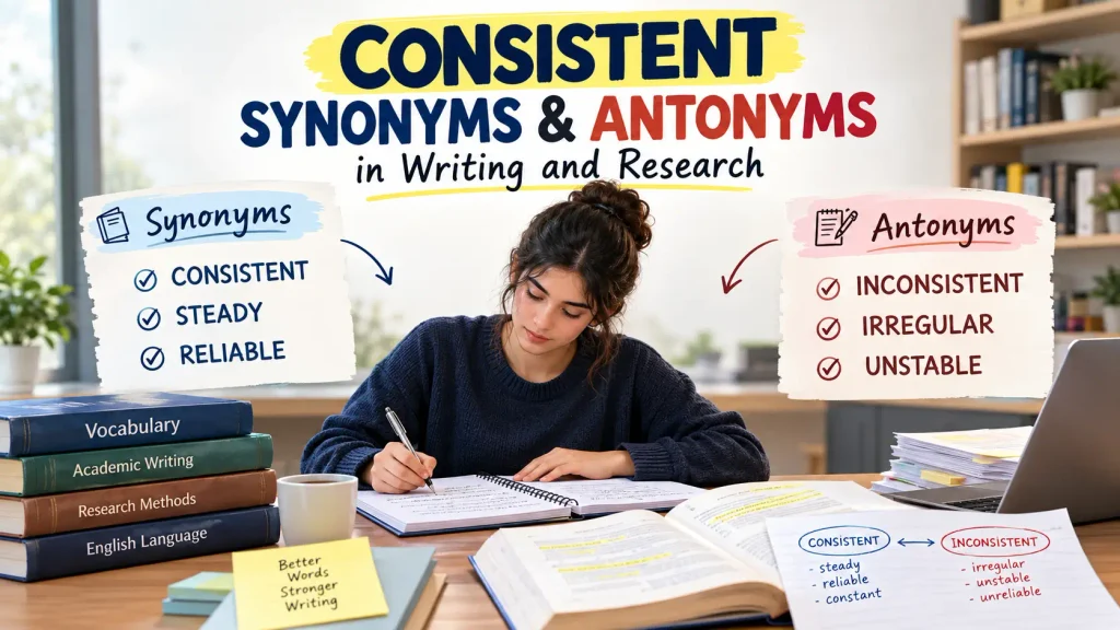 Consistent synonym in research