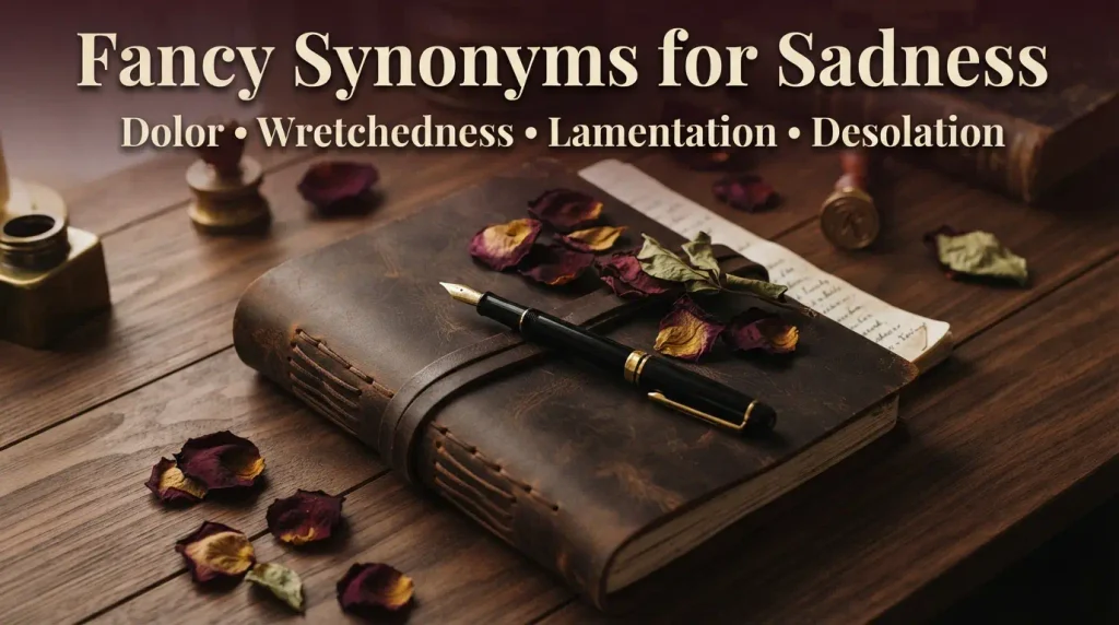 fancy synonyms for sadness