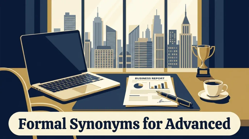formal synonyms for advanced