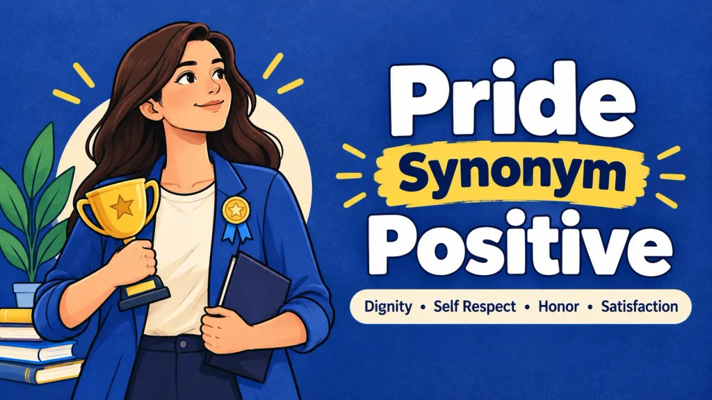pride synonym positive