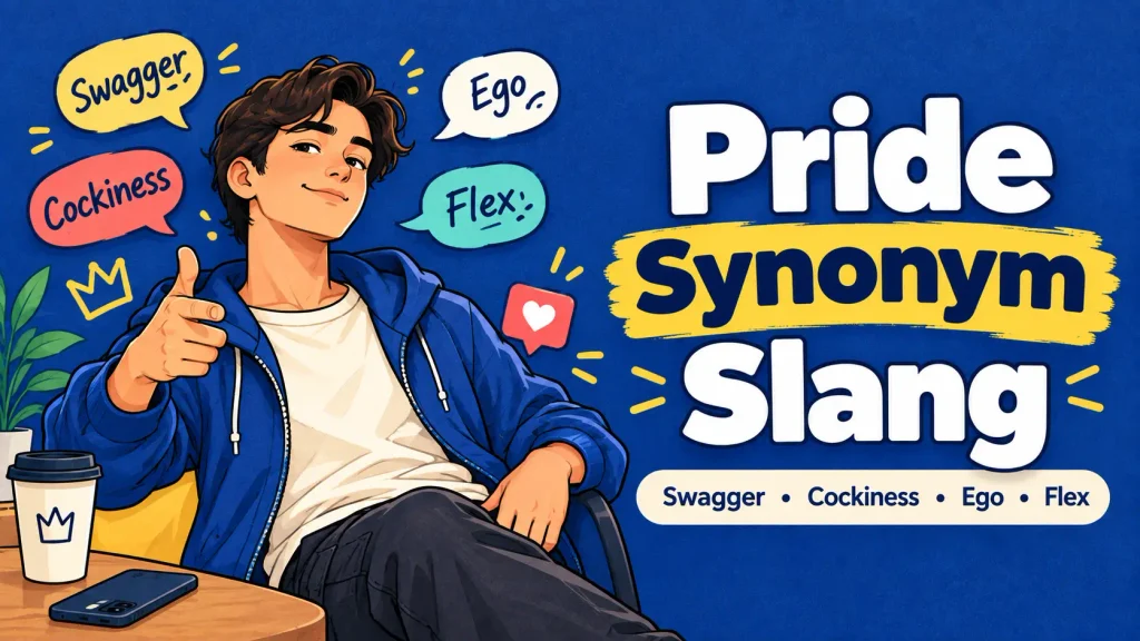 pride synonym slang