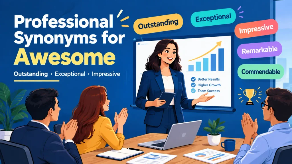 professional synonyms for awesome