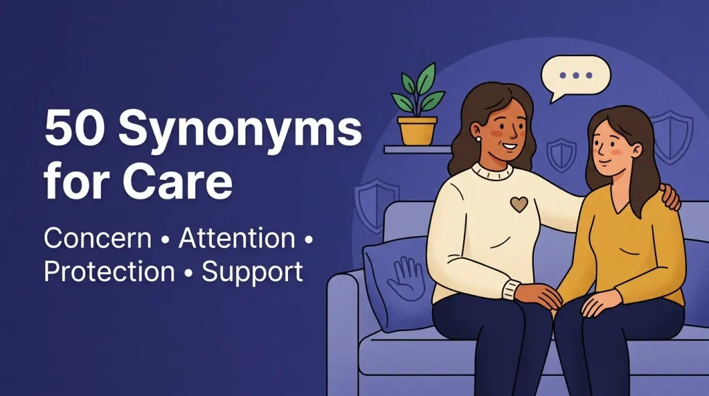 synonym for care