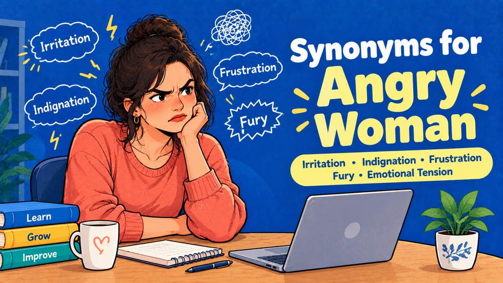 synonyms for angry woman