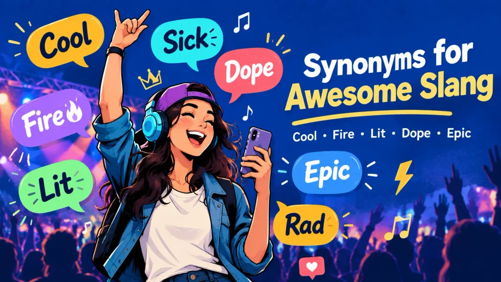synonyms for awesome slang