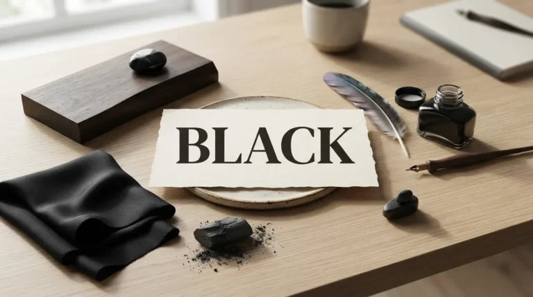 synonyms for black