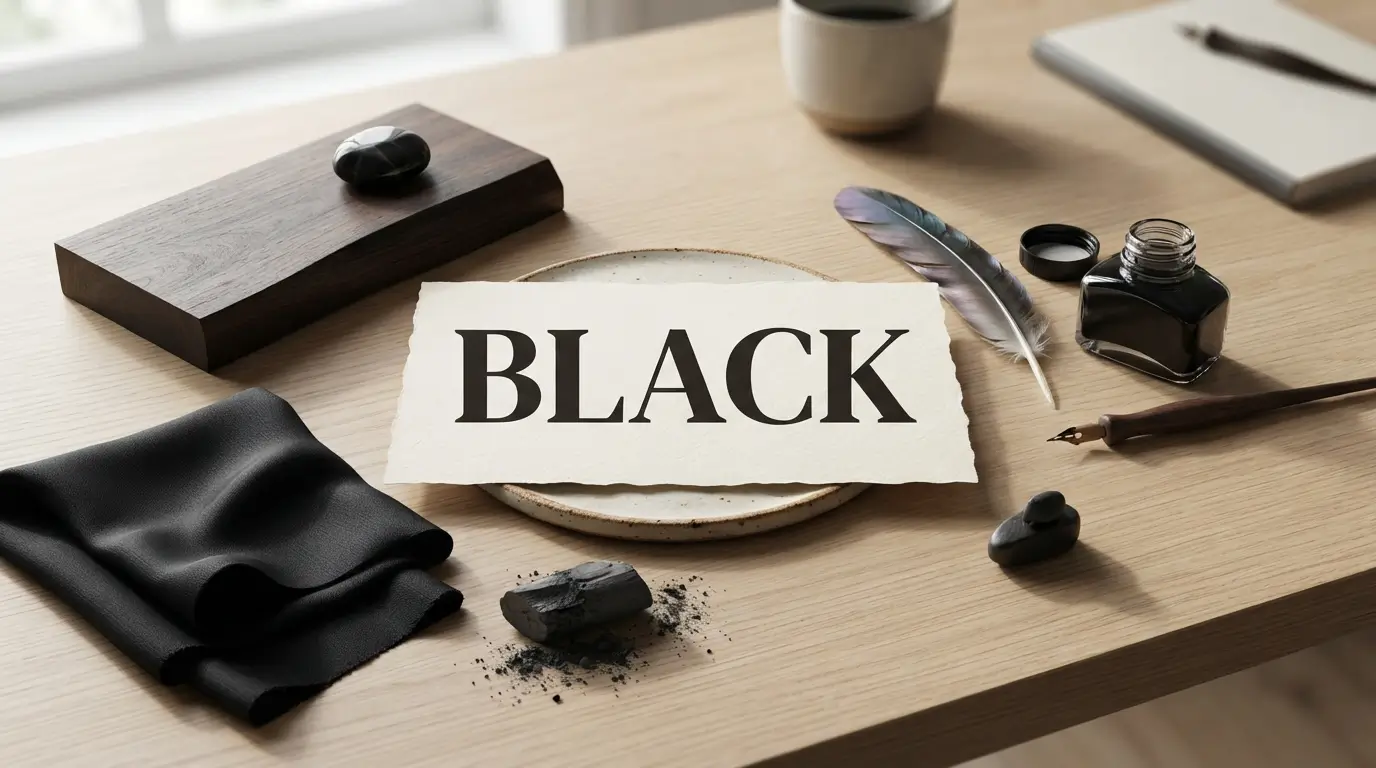 synonyms for black