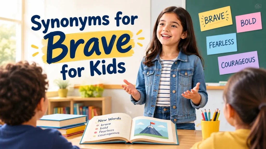 Synonyms for Brave for Kids