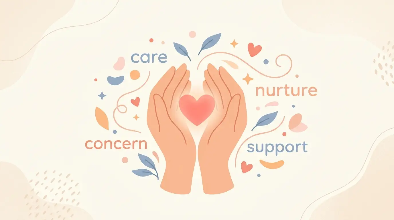 synonyms for care