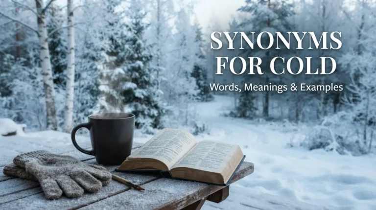 Synonyms for Cold