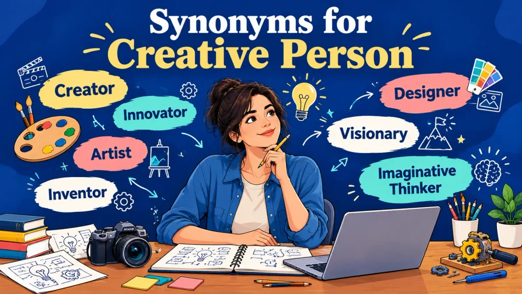 synonyms for creative person