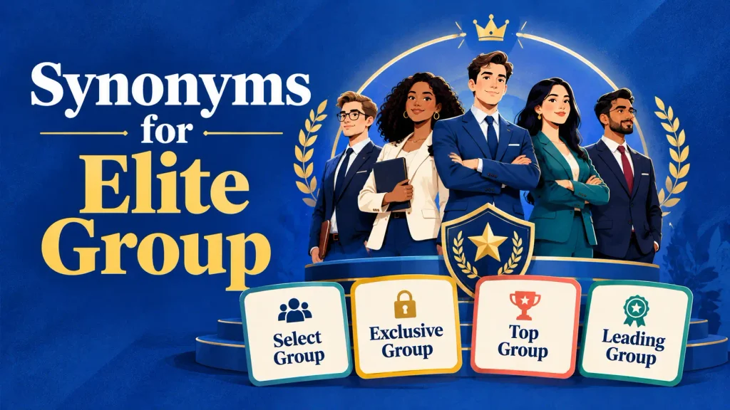 Synonyms for Elite Group