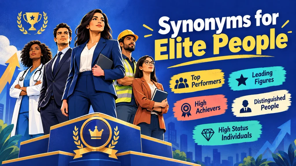 Synonyms for Elite People