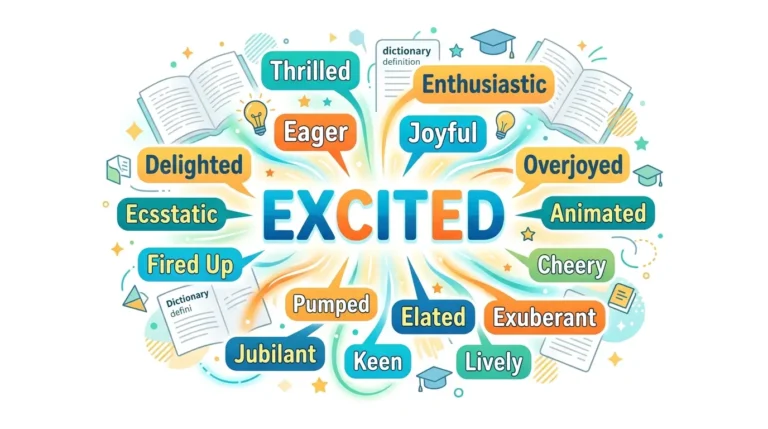 synonyms for excited