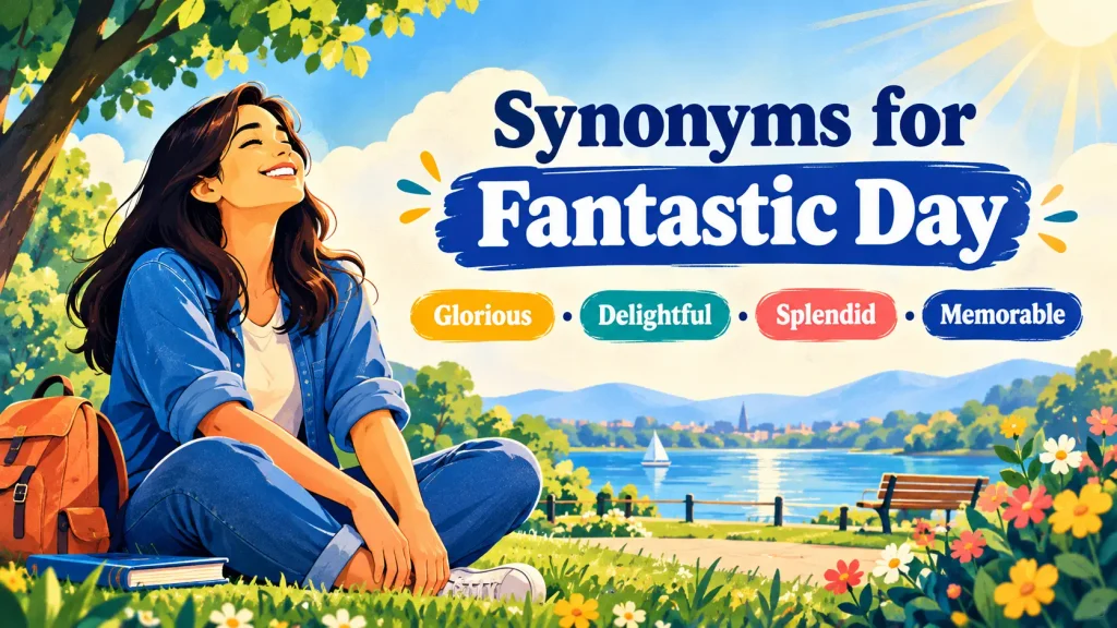 Synonyms for Fantastic Day