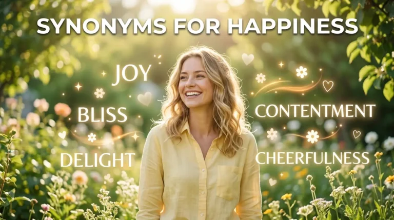synonyms for happiness