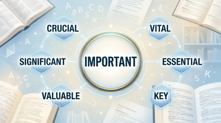 synonyms for important