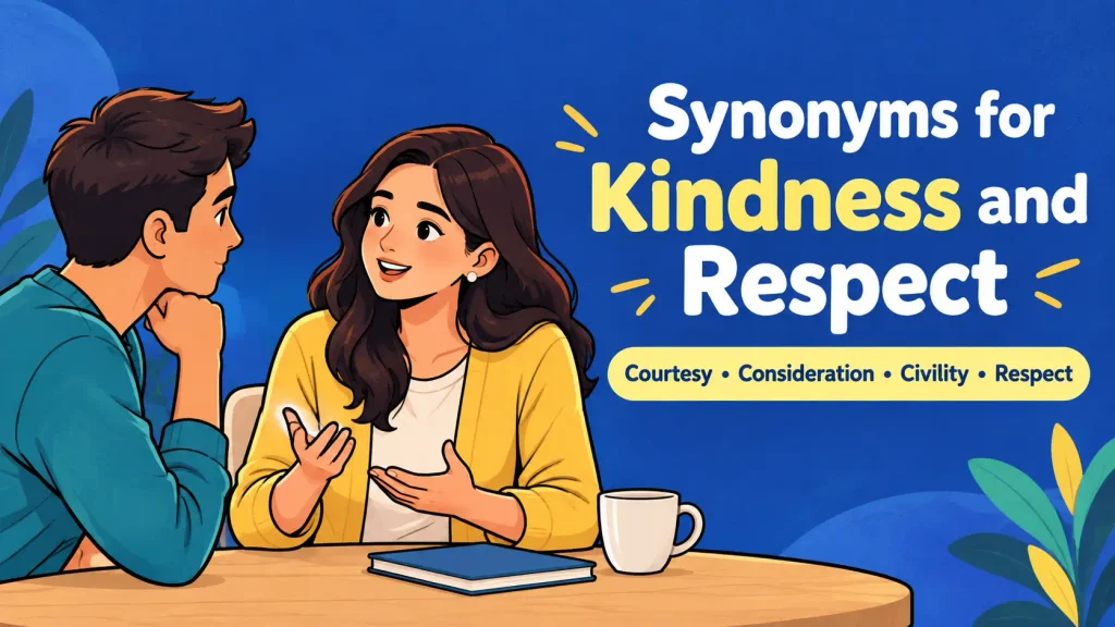 synonyms for kindness and respect