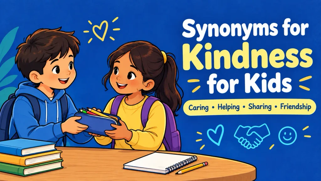 synonyms for kindness for kids