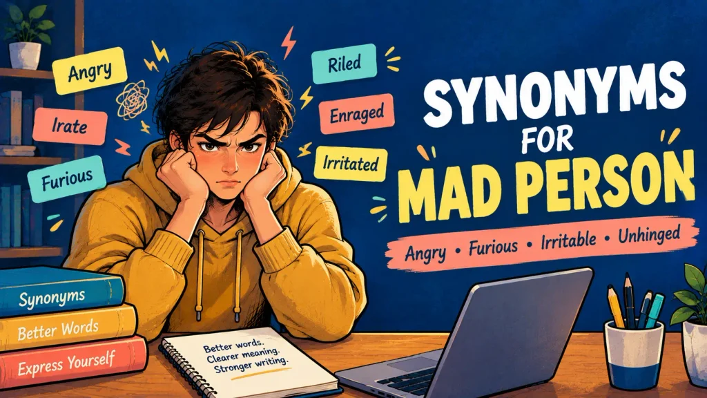 Synonyms for Mad Person