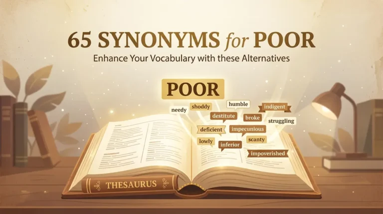 synonyms for poor