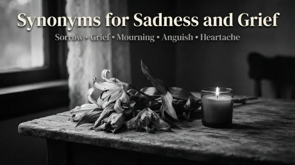 Synonyms for Sadness and Grief