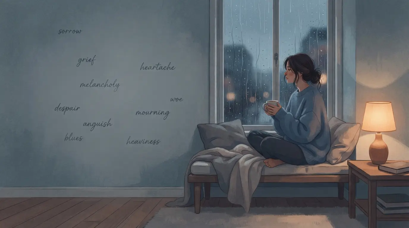 synonyms for sadness