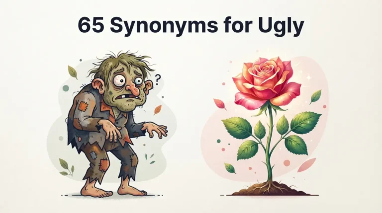 synonyms for ugly