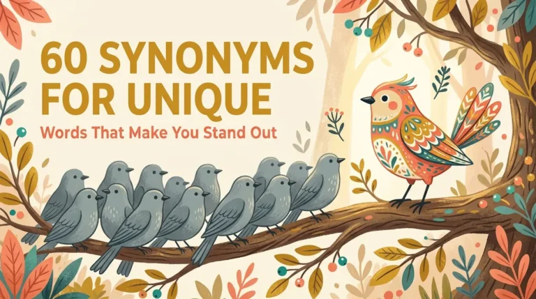synonyms for unique