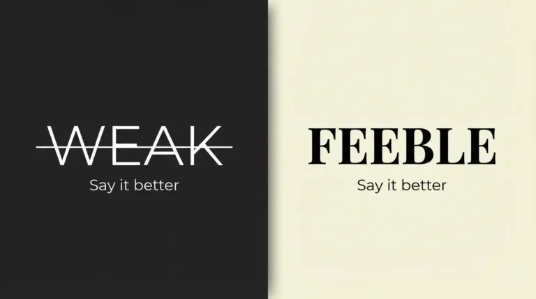 synonyms for weak