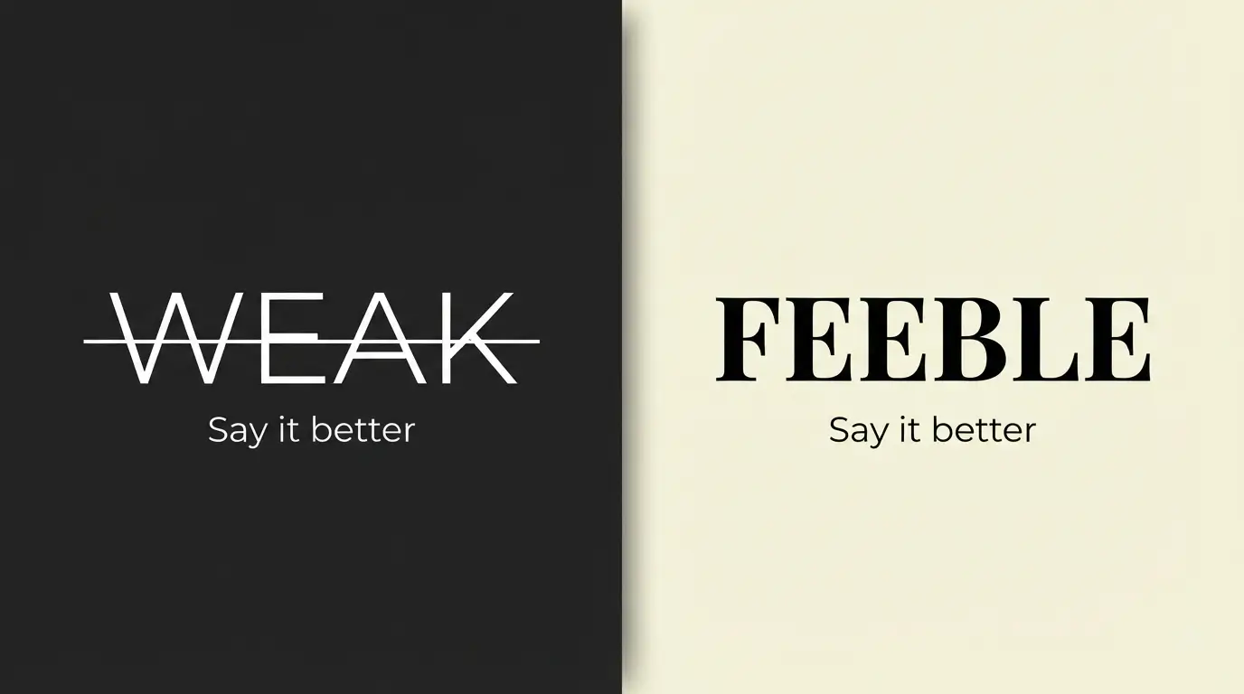 synonyms for weak