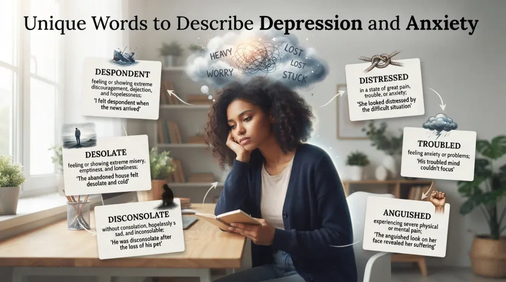 Unique Words to Describe Depression and Anxiety