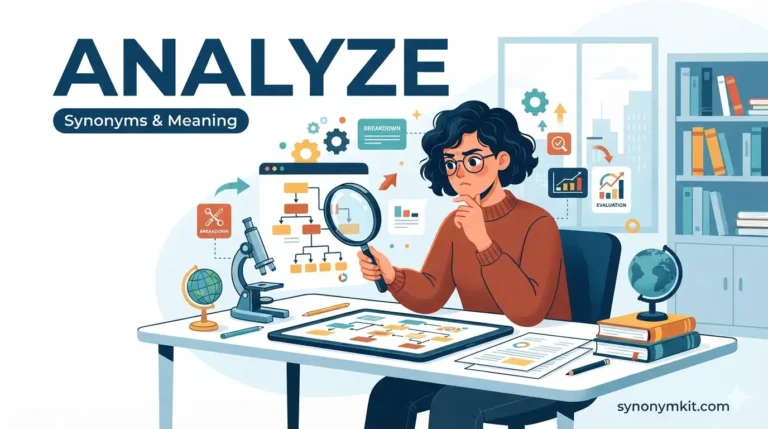 synonyms for analyze