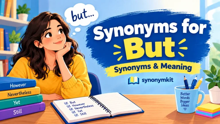 synonyms for but