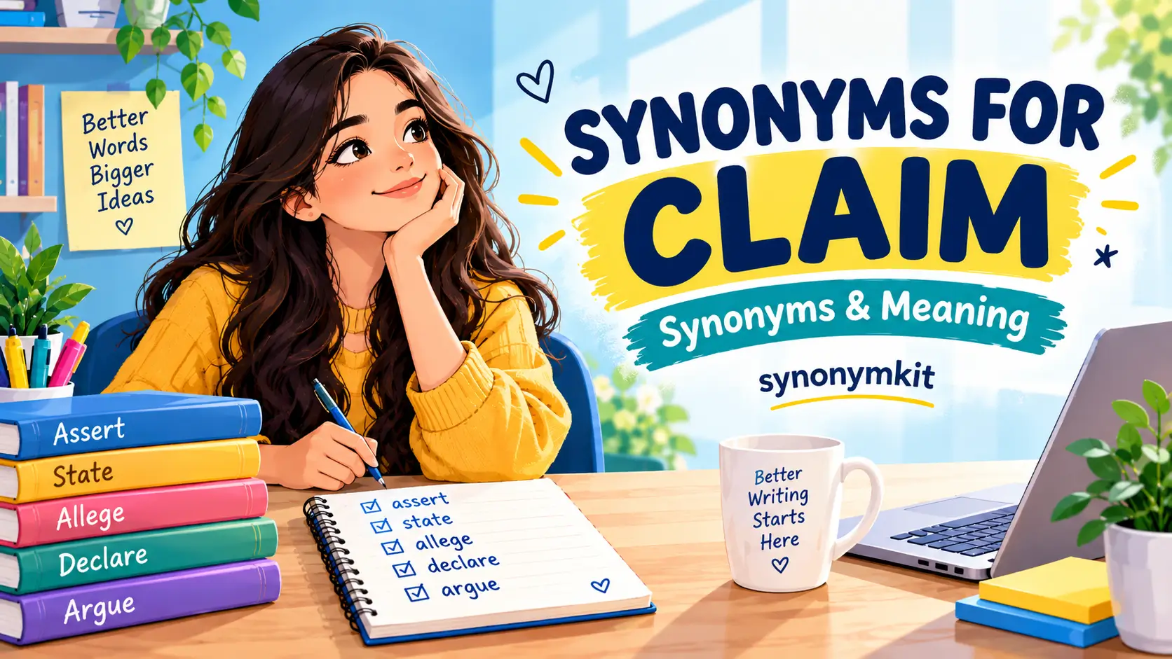 synonyms for claim