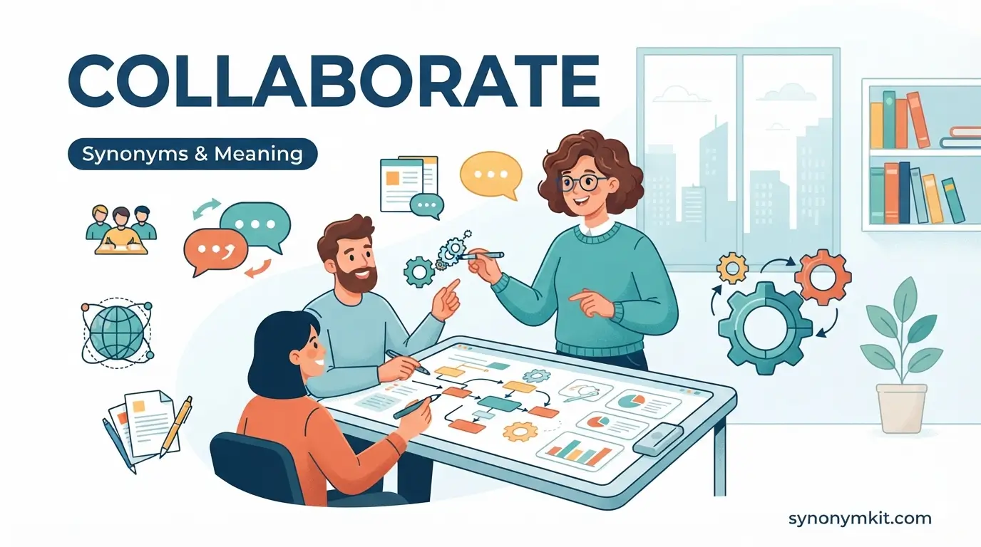 synonyms for collaborate