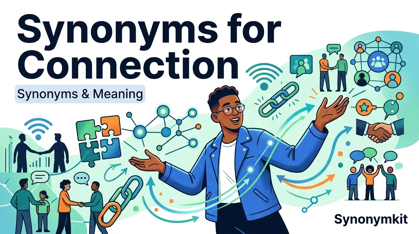 synonyms for connection