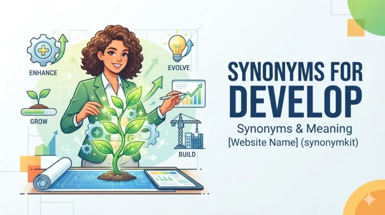 synonyms for develop