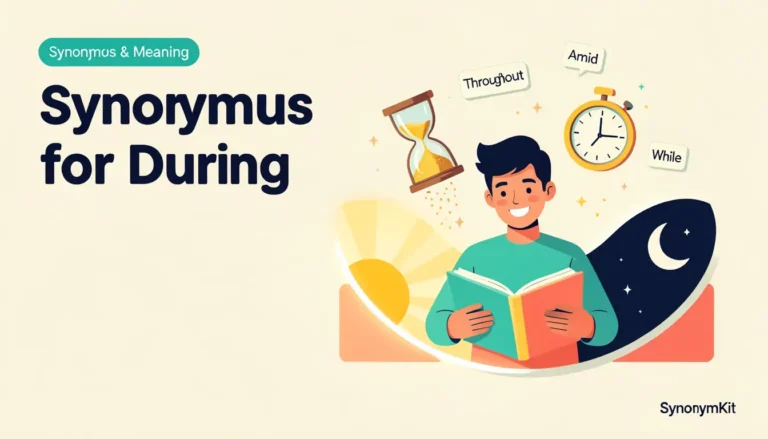 synonyms for during