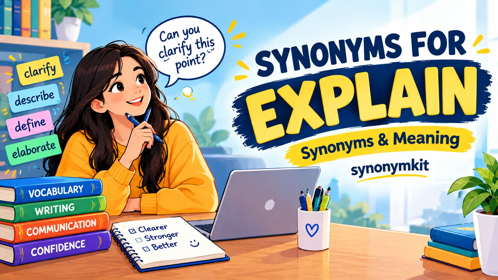 synonyms for explain