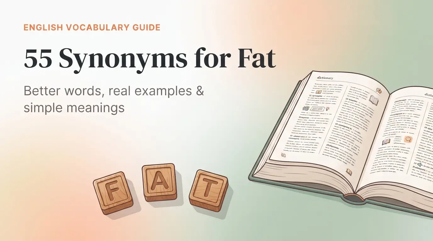 synonyms for fat