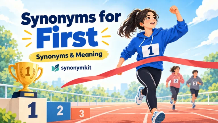 synonyms for first