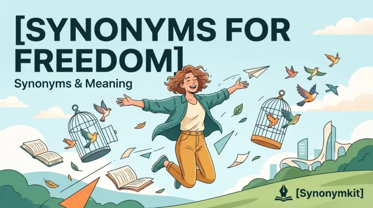 synonyms for freedom
