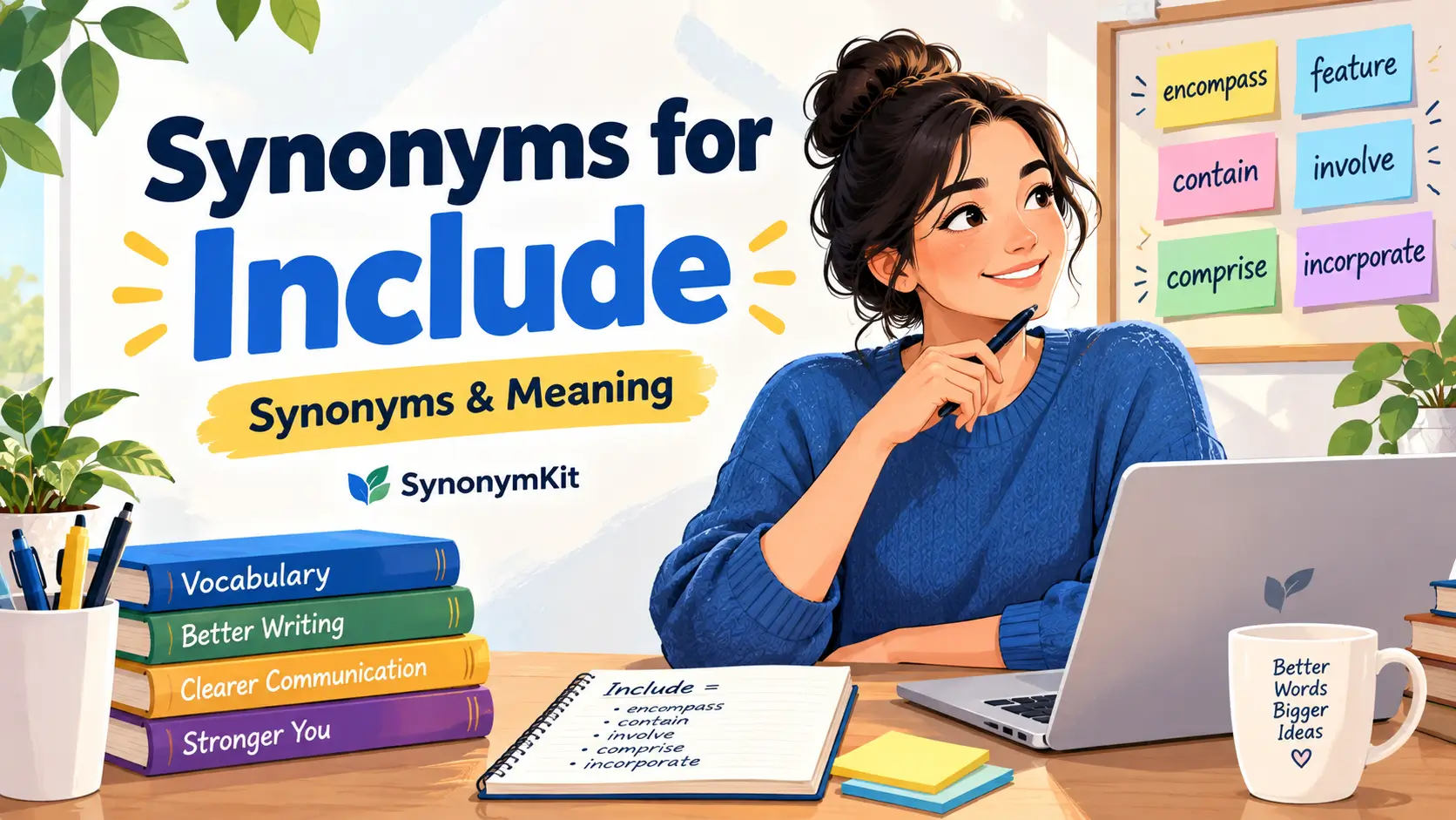 synonyms for include
