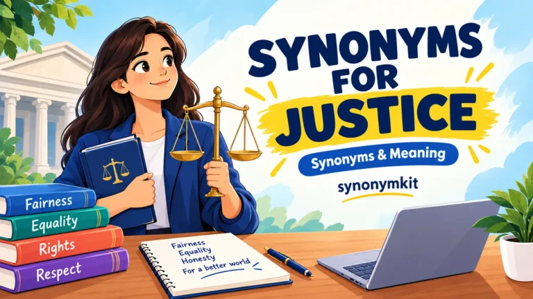 synonyms for justice