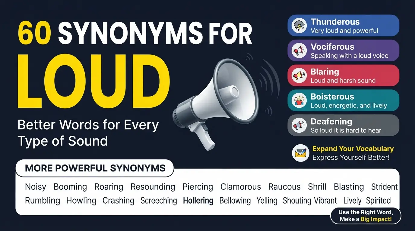 synonyms for loud